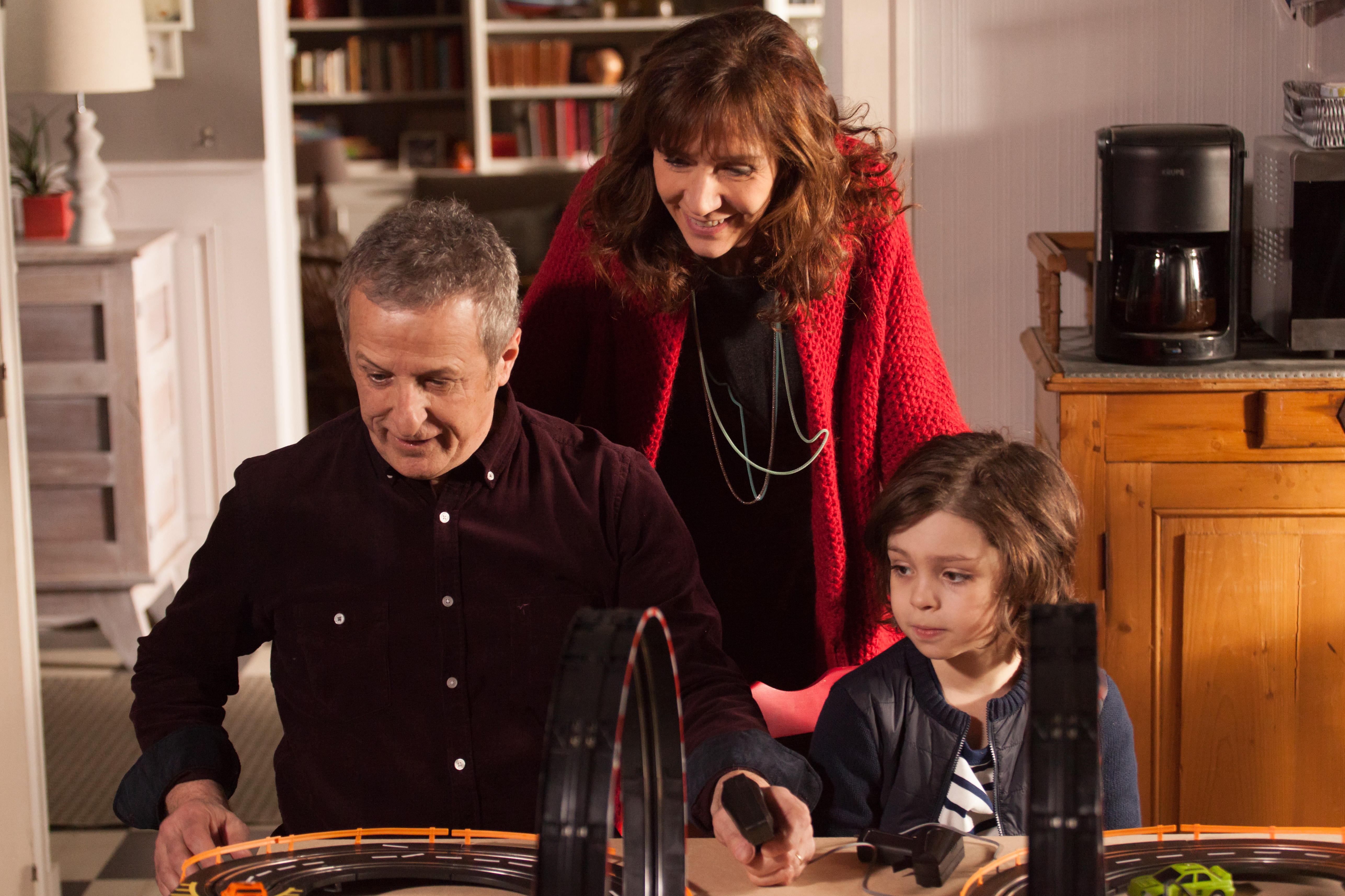 Virginie Lemoine (Marion), Christian Charmetant (Daniel) et Ludovic (Stylane Lecaille)