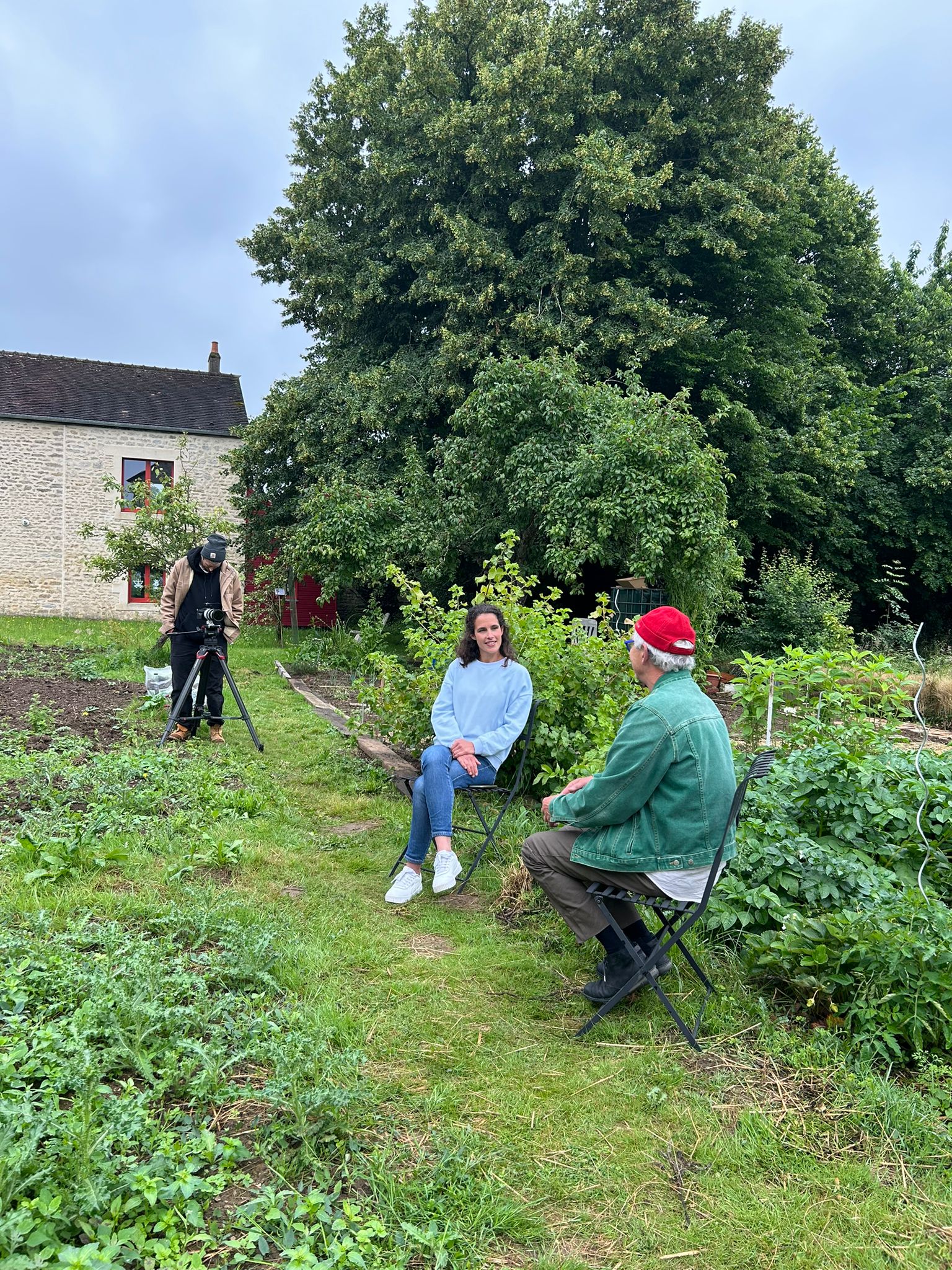 Séquence jardin avec Clémence et Christophe