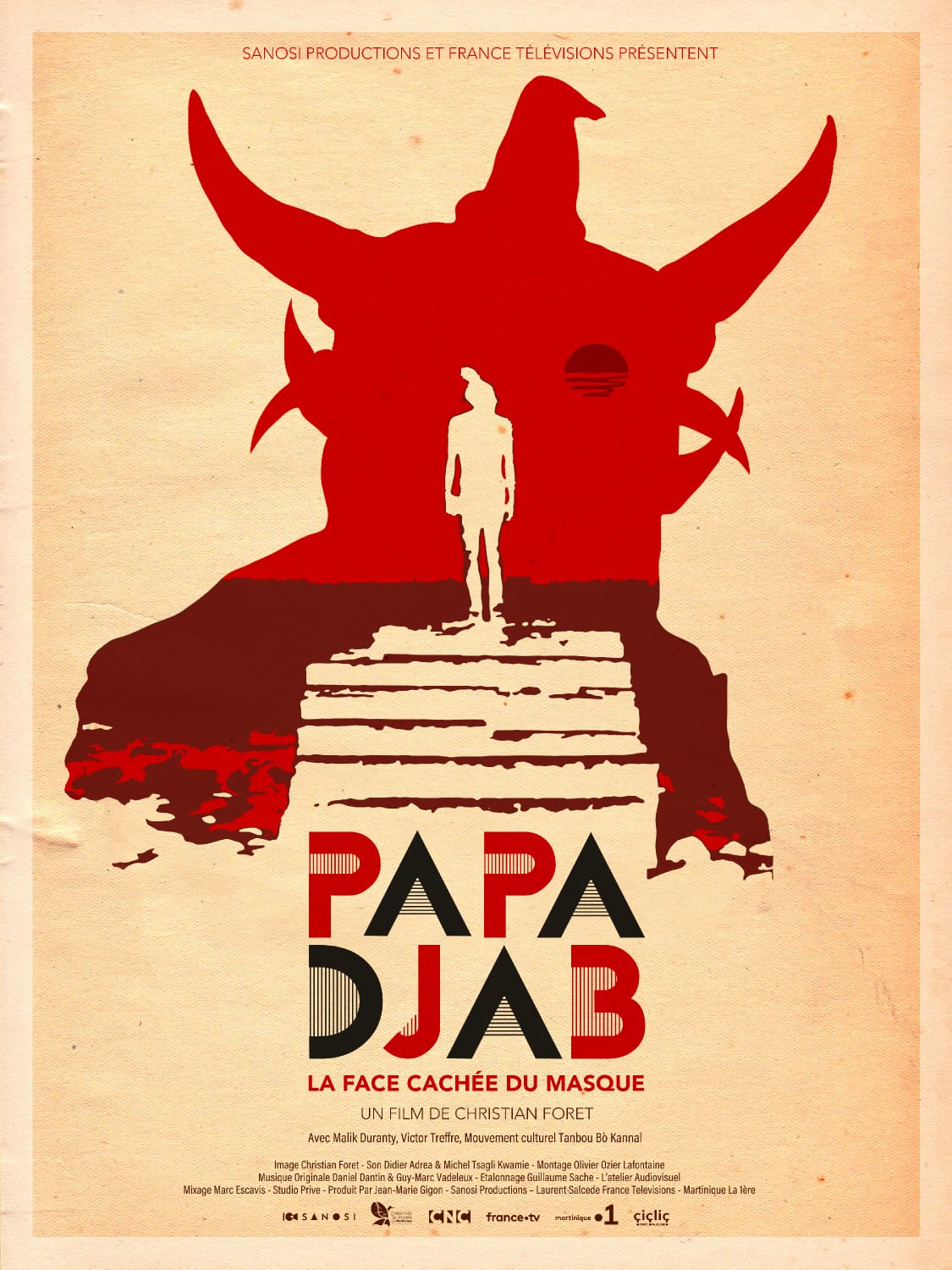 Affiche Papa Djab, la face cachée du masque