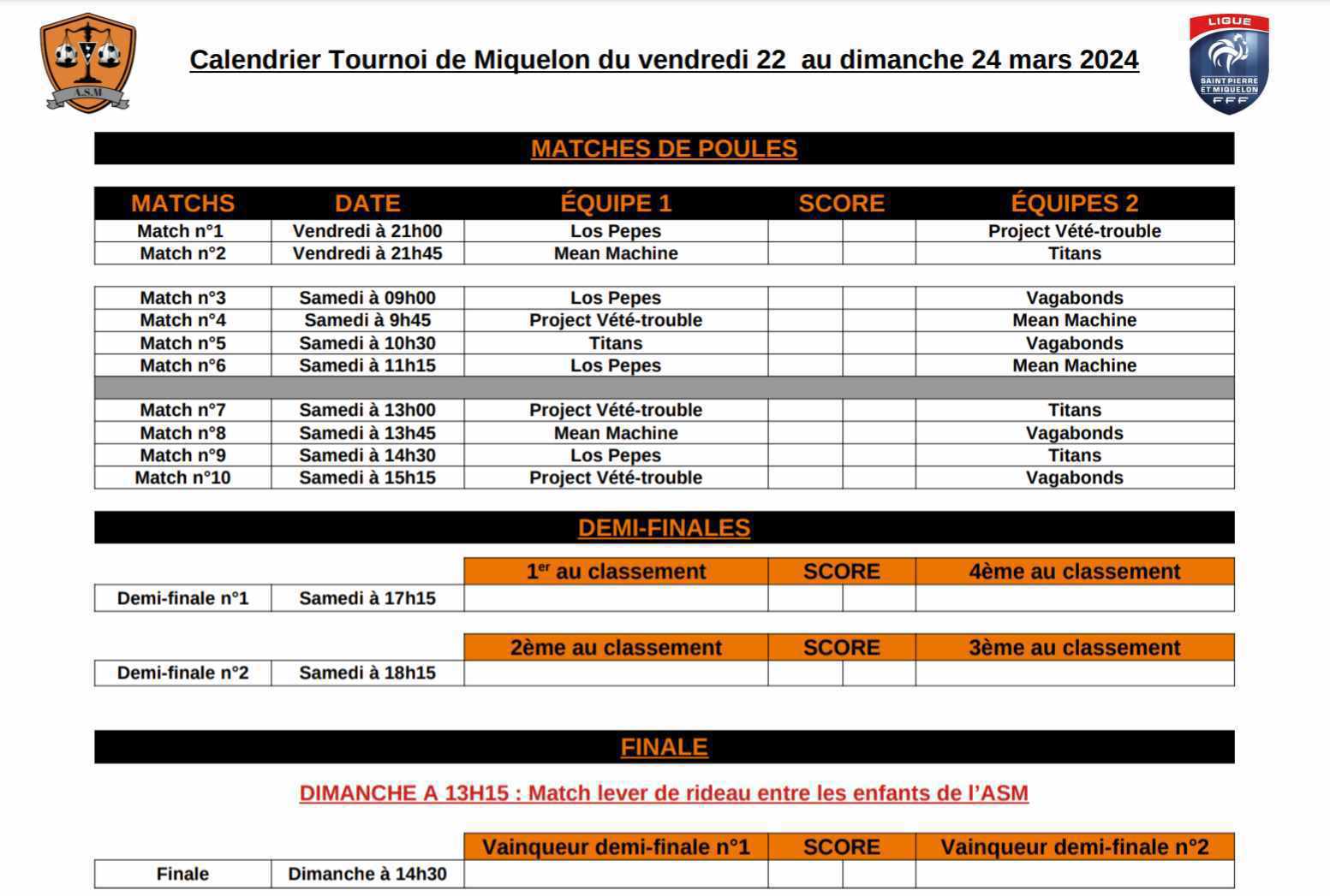 © tournoi de futsal Miquelon