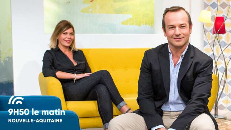 Christophe et Delphine sur le plateau