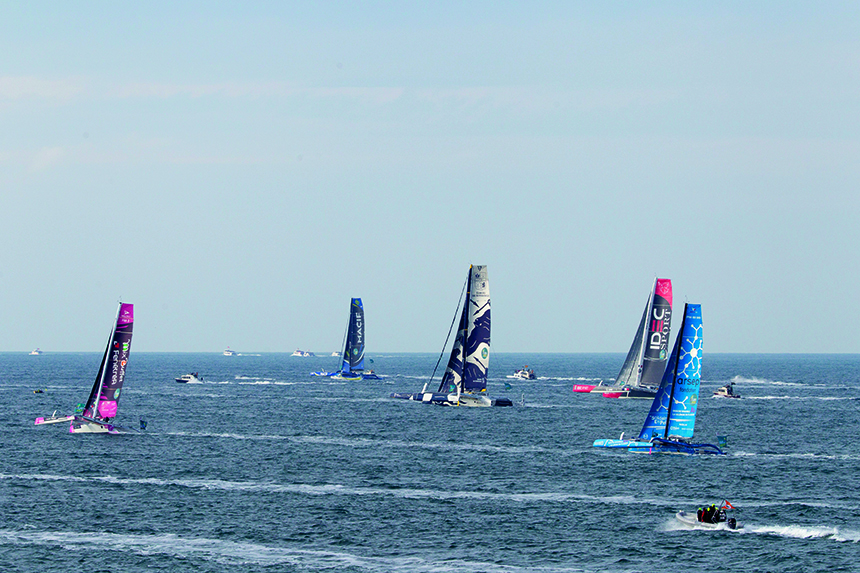 Départ de la Route du Rhum 2018 © Alexis Courcoux