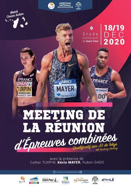 MEETING DE LA REUNION D'EPREUVES COMBINEES EN DIRECT SUR REUNION LA 1ERE LES 18-19 DEC 2020