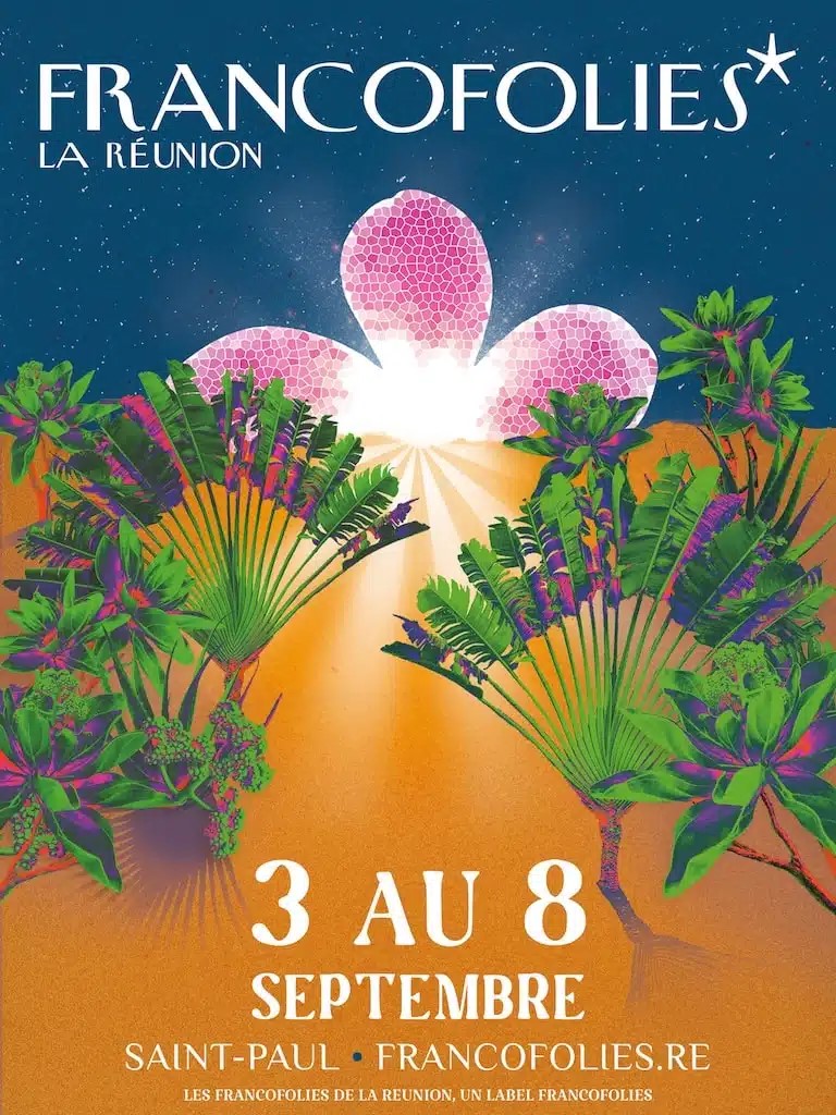  Les Francofolies de la Réunion représentent un événement incontournable de la vie culturelle de notre île. Cette année encore, Réunion la 1ère est fière de s'associer à cette 7ème édition  et ainsi proposer aux téléspectateurs 2 concerts exclusifs  dans 2 genres différents: Afropop/Mgodro  et Pop/Funk. Les  Captations, depuis la scène « Tamarin, La Clairère » se font dans les conditions du direct le vendredi 6 septembre  à 18h30  celui de la Reine Zily,  et à 21.30 celui du  champion des festivals, Julien Granel.