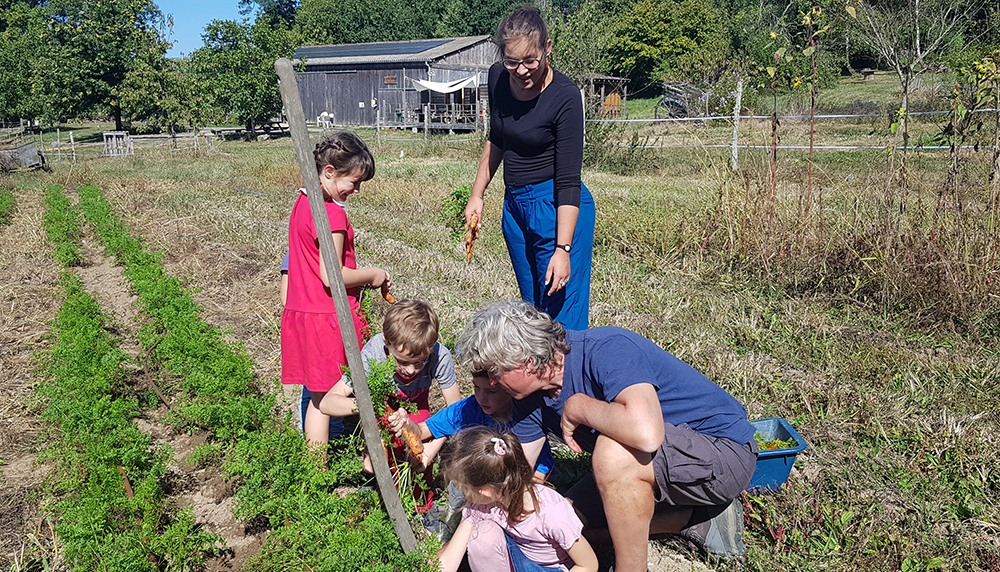 France, Lucien et les enfants 