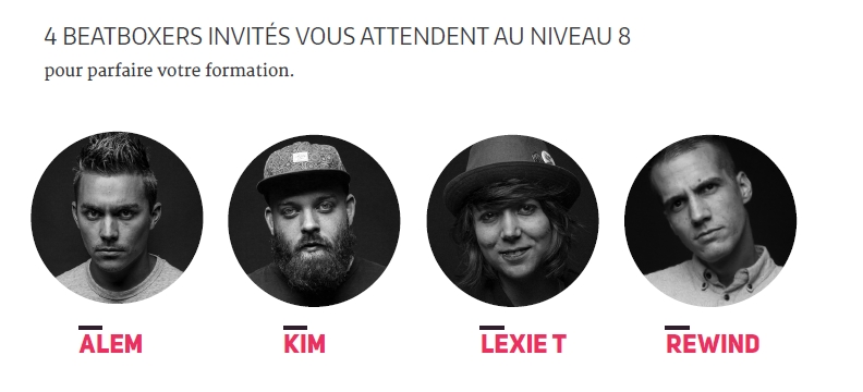 Présentation des autres beatboxers