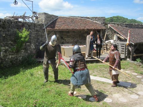 Château de Guédelon rencontre avec des croisés