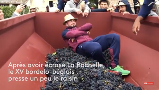 Fouler le raisin