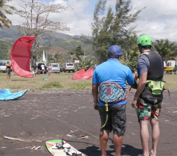 Stage kite surf Yannick Mahina