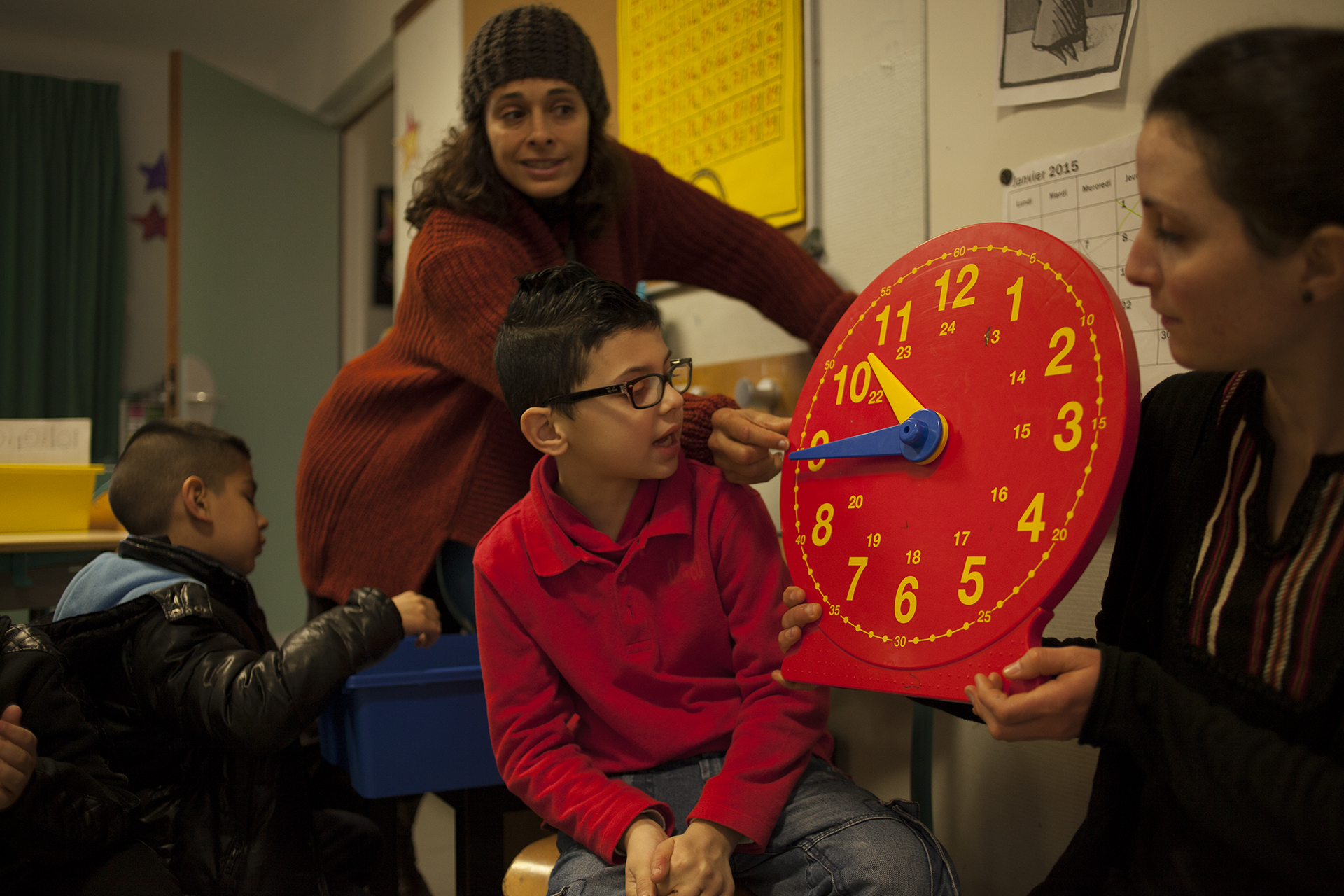 enfants à l'école