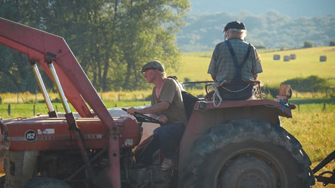 Christian et son père Georges