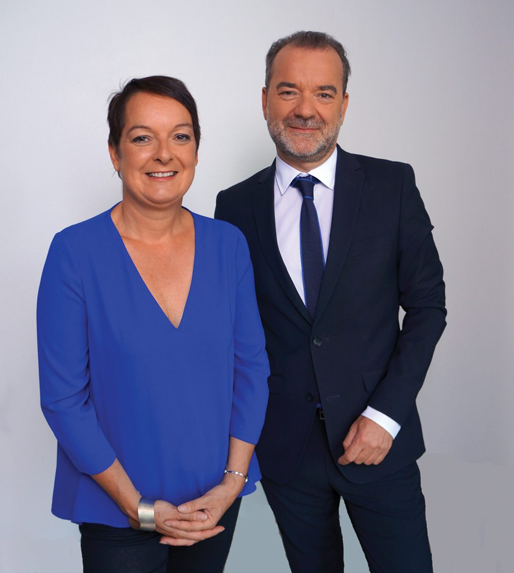 Christine Vilvoisin et Xavier Rolland