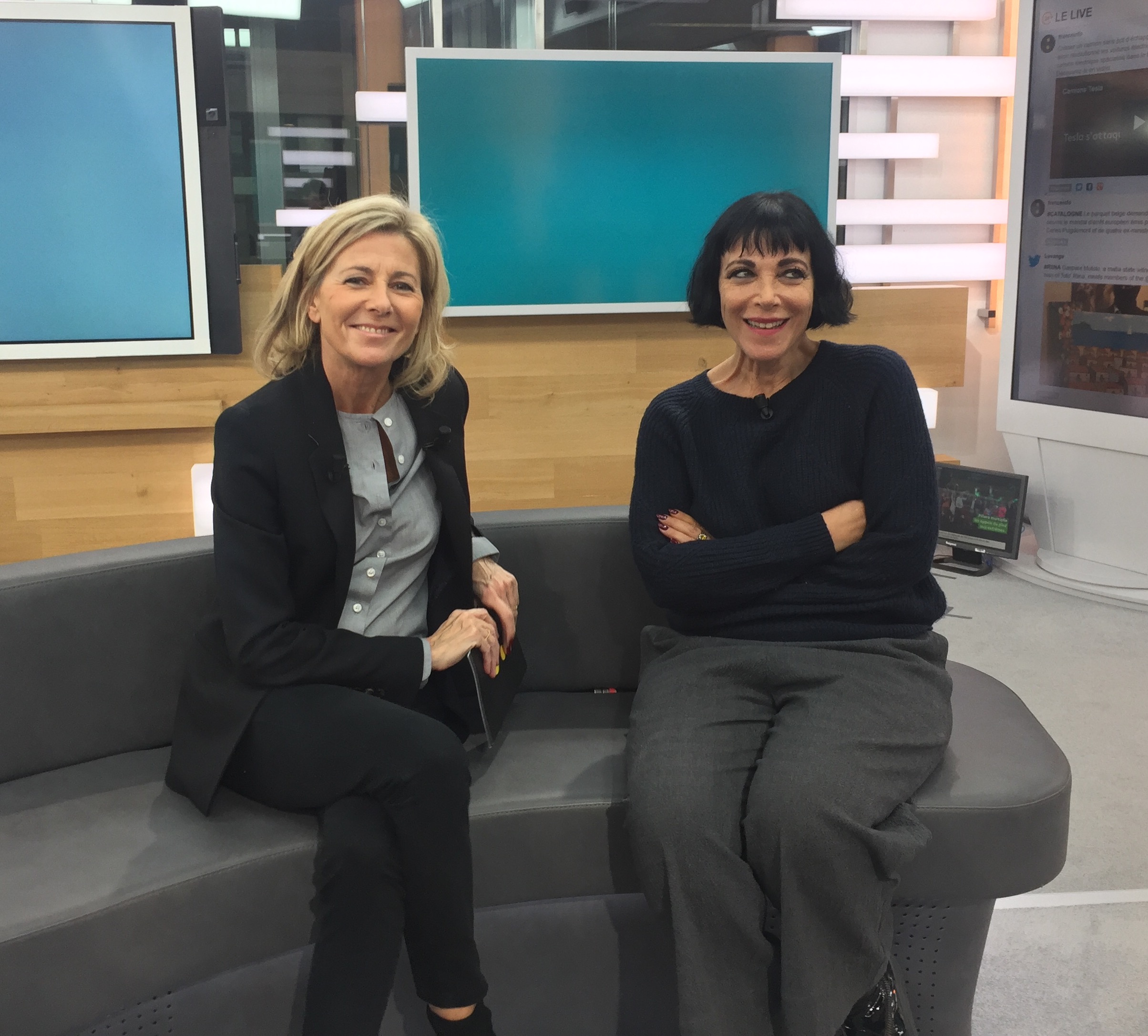 Claire Chazal et Marcela Iacub