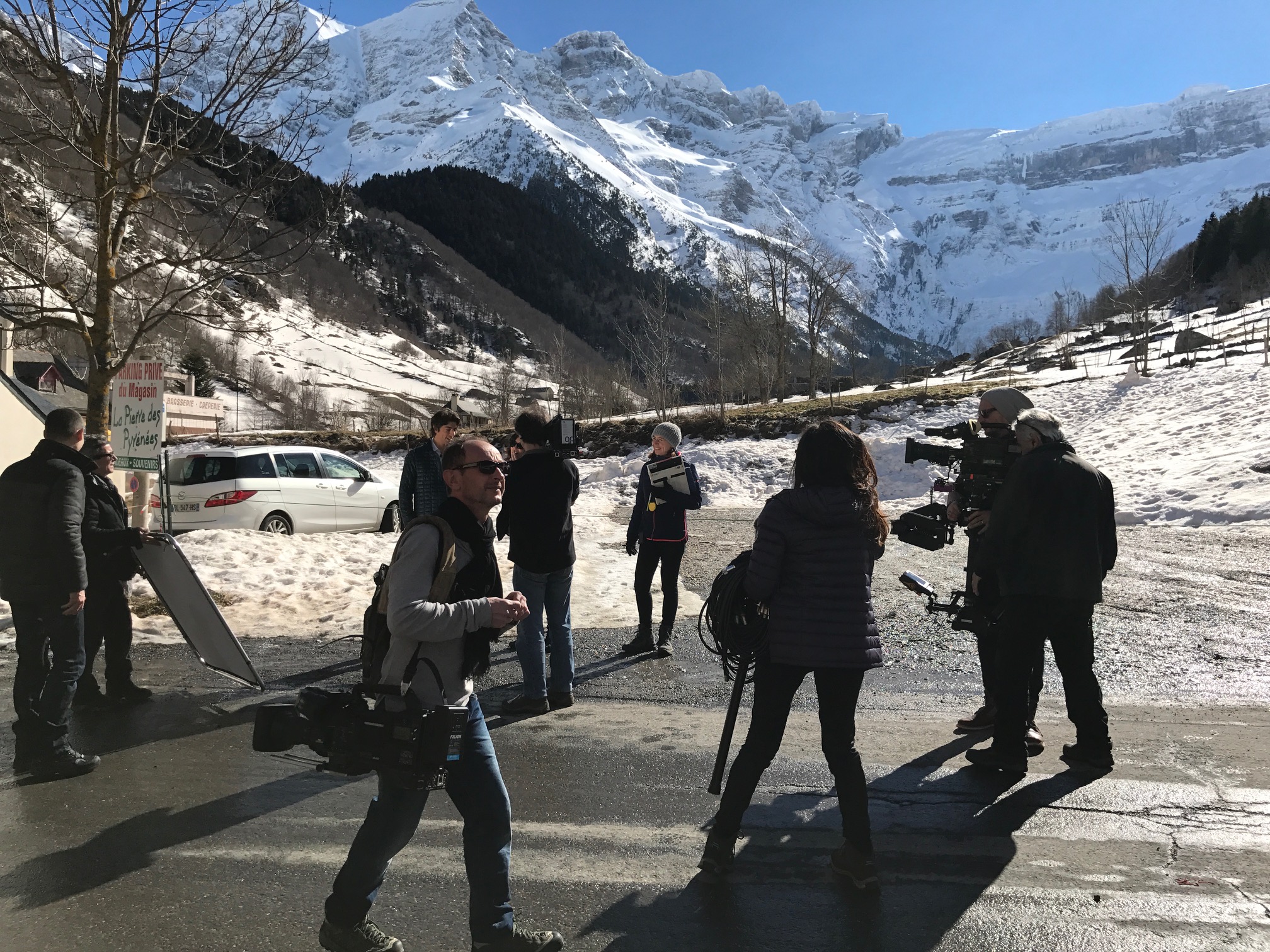 ©E.Bretaud-EDR-Gavarnie-Equipe de tournage-mars 2017