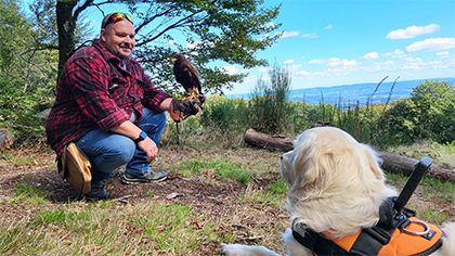 En terre animale avec Franck et Muffin au Mont Beuvray