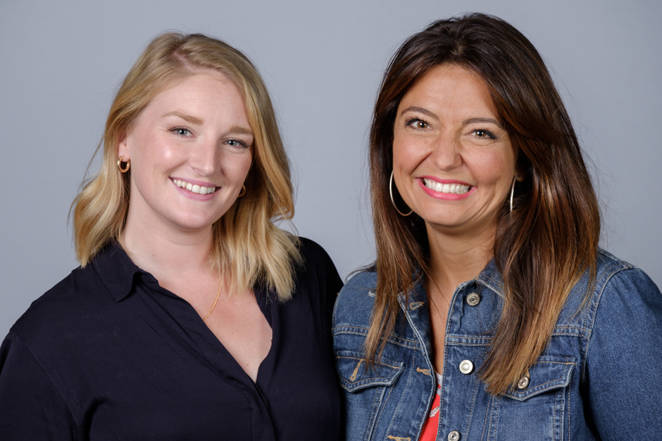 Fleur de Boer (Gauche) et Carinne Teyssandier (droite)