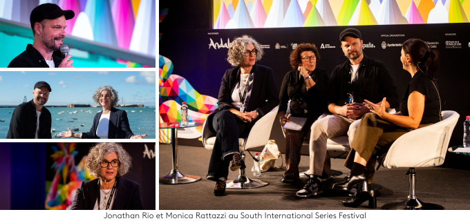 Jonathan Rio et Monica Rattazzi au South International Series Festival