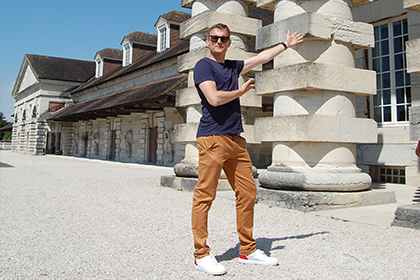 Guillaume Pierre à la Saline d'Arc-et-Senans