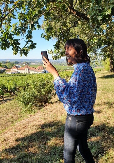 Leïla Kaddour à Saint-Emilion 