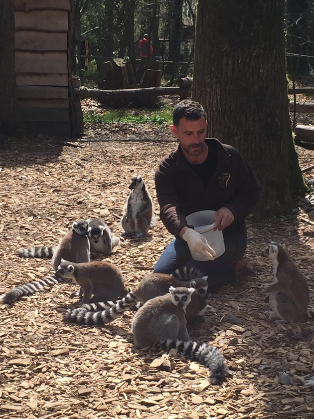 Vincent au zoo de Cerza