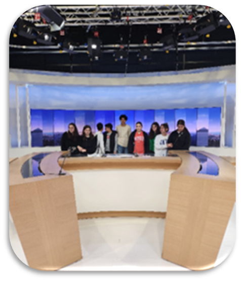 Les scolaires découvrent la télévision !