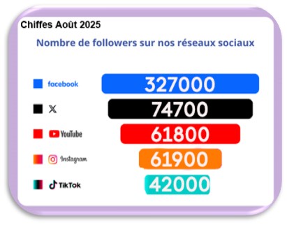 Des abonnés toujours plus nombreux sur les réseaux