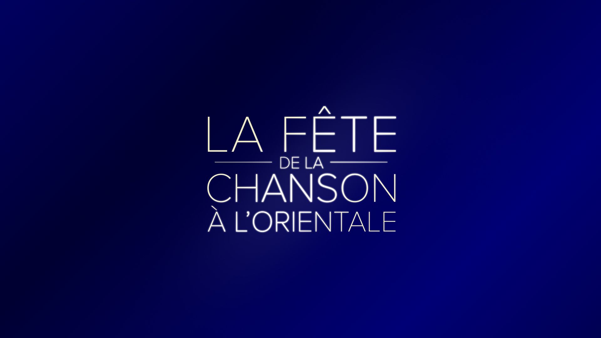 Logo La fête de la chanson à l'orientale