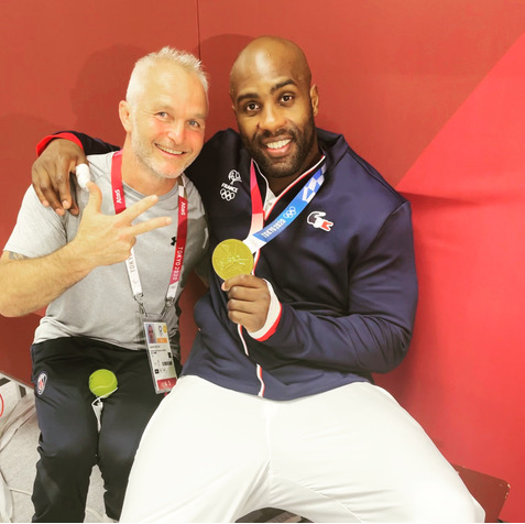 Laurent Calleja et Teddy Riner