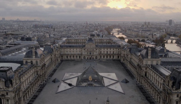 Le Louvre - Image de Drone