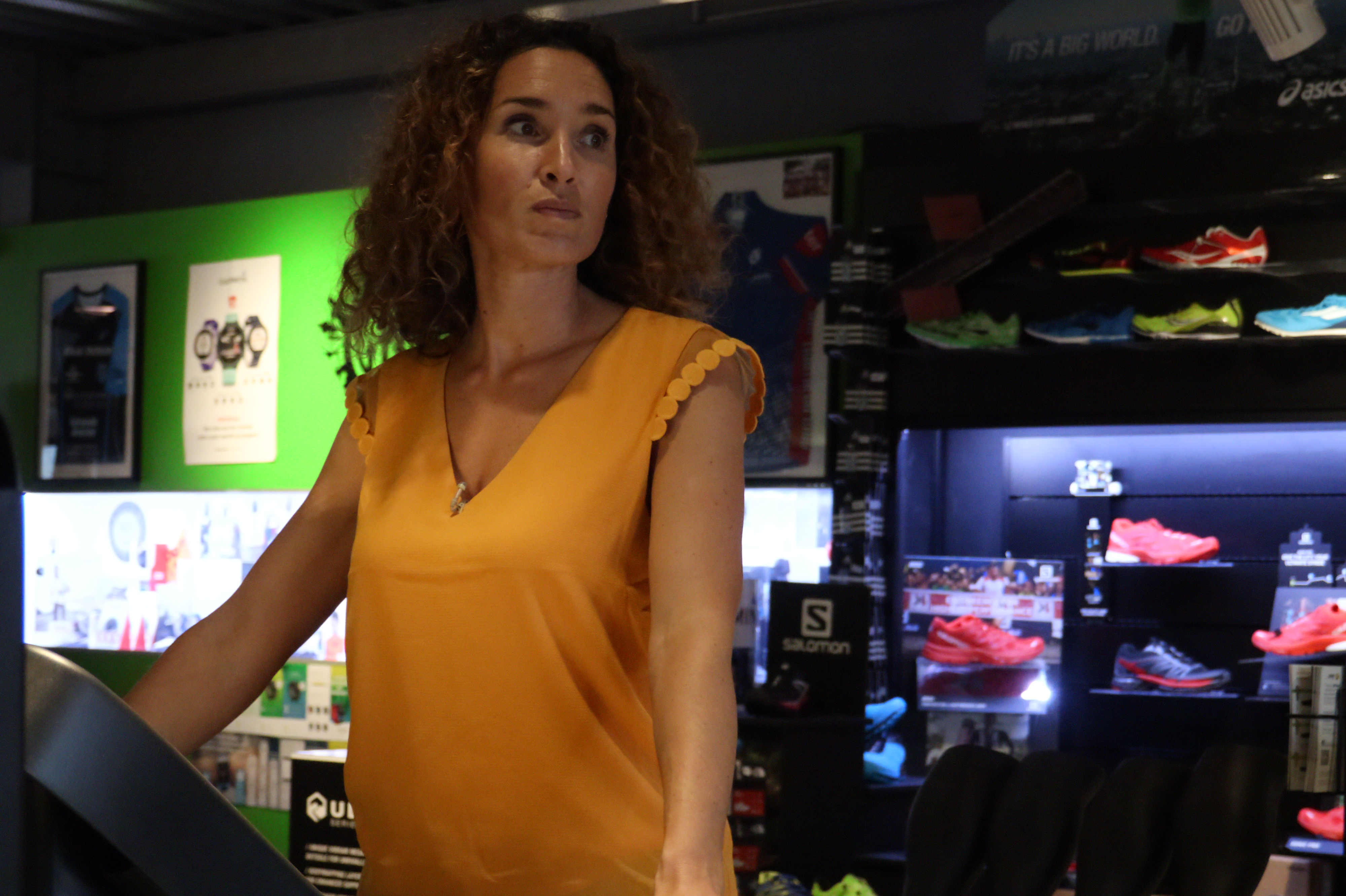 Marie-Sophie Lacarrau chez Endurance Shop