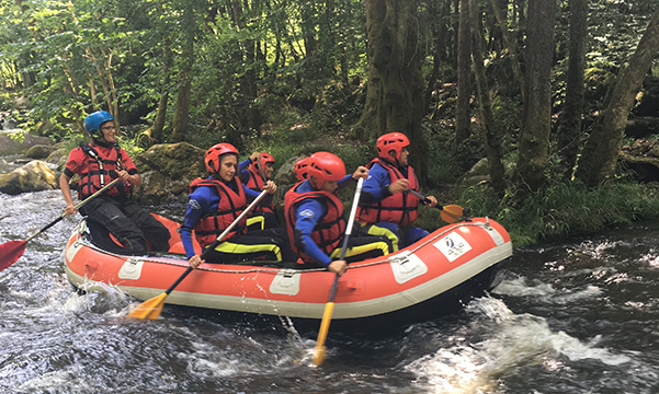 Rafting dans le Morvan