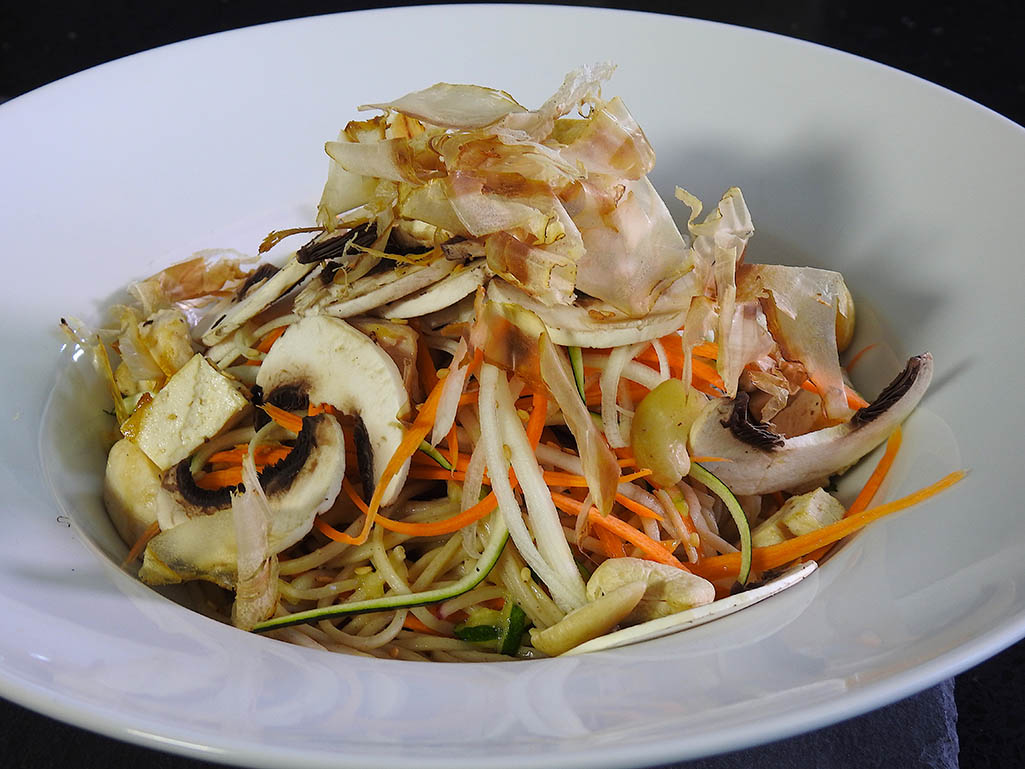 salade SOBA et espadon