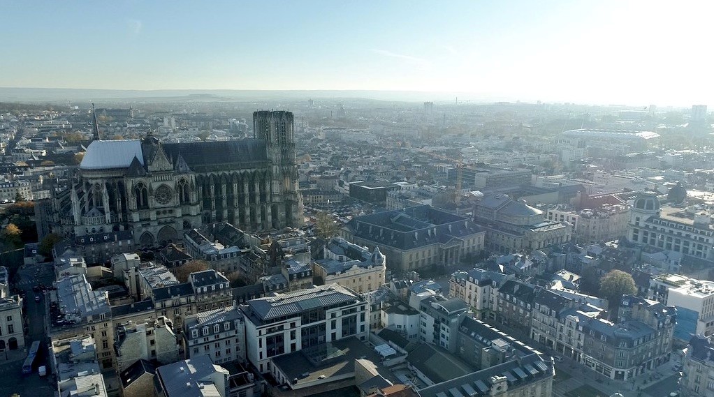 Reims vu du ciel