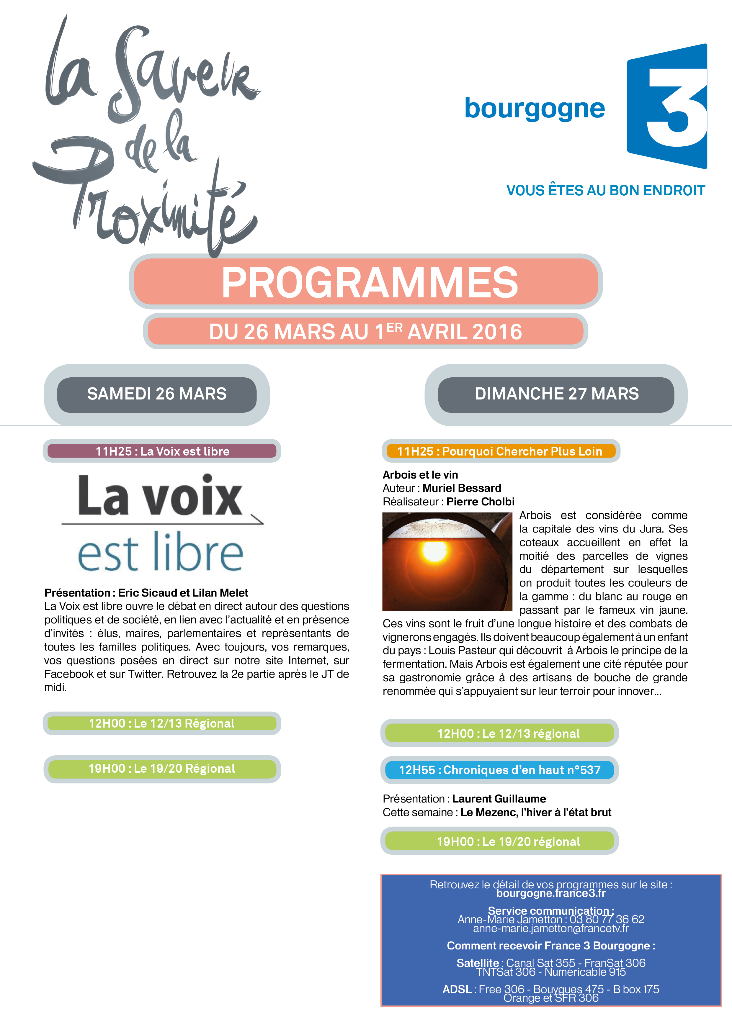 Grille des programmes