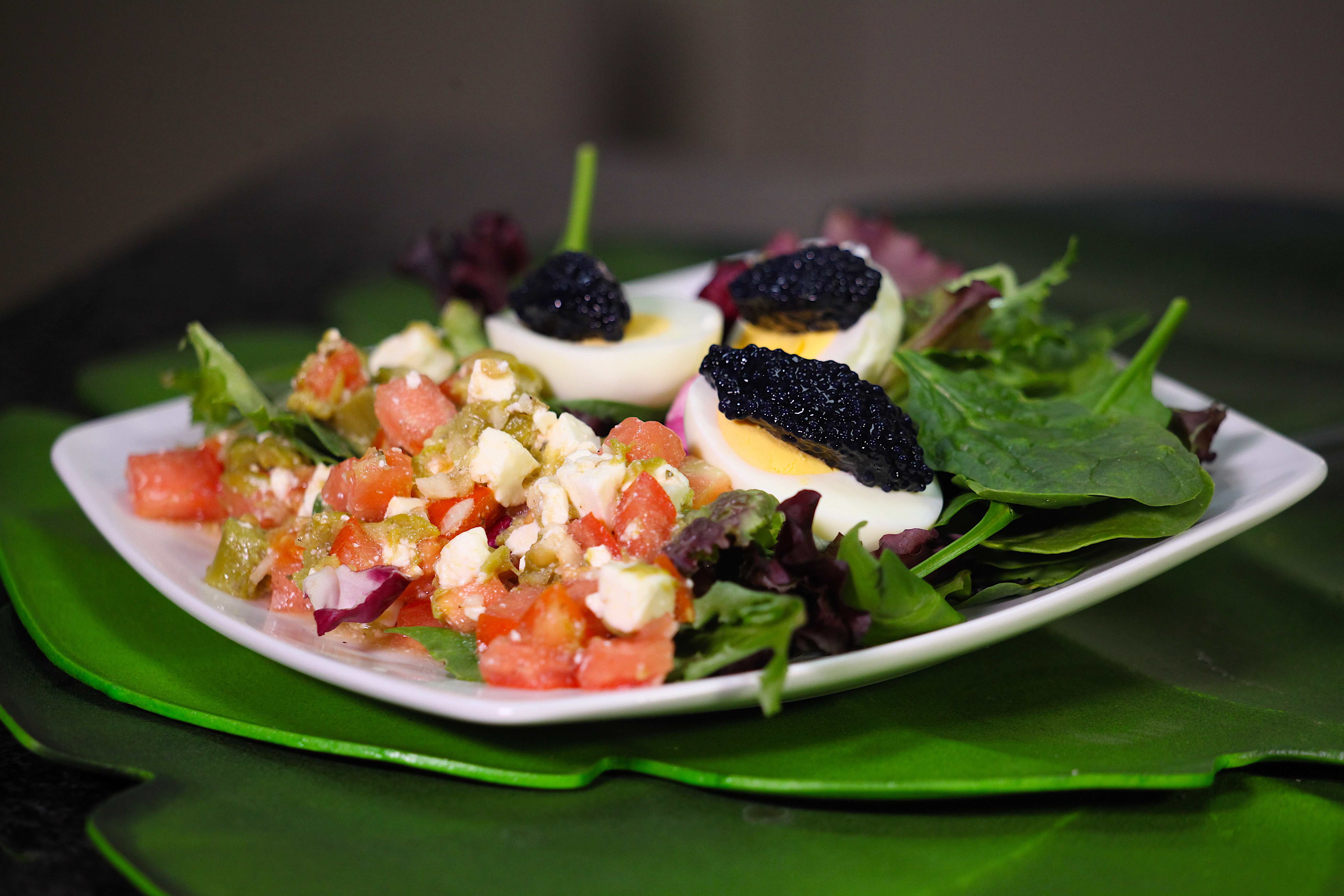 Salade oeufs de lump