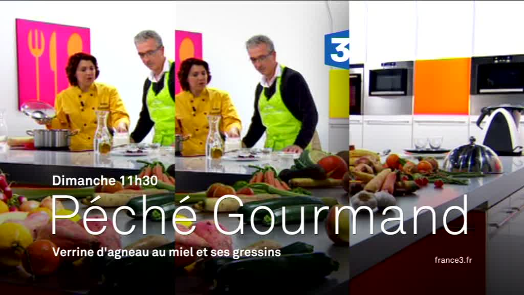 Visuel Bande annonce Péché Gourmand Verrine d'agneau au miel