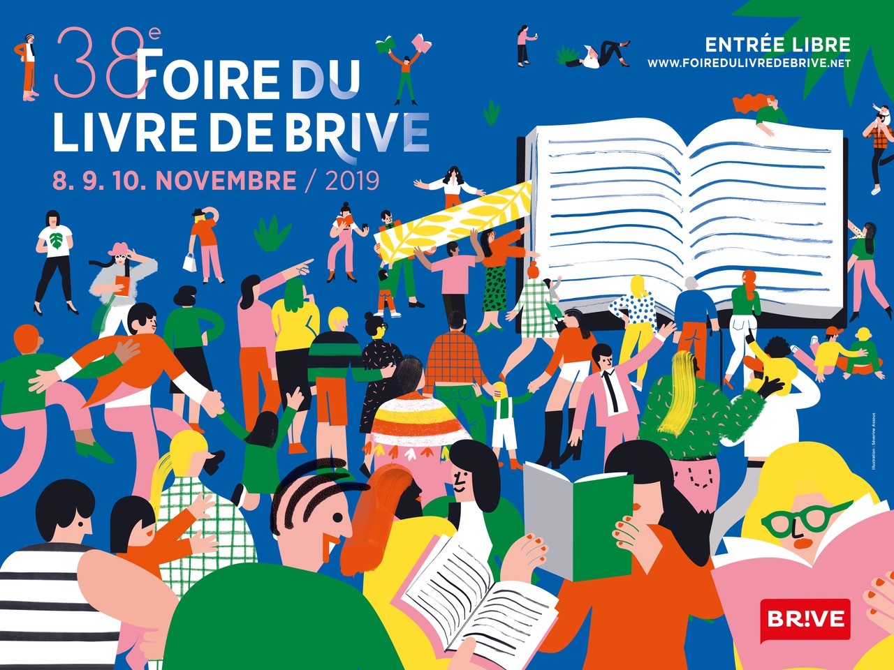 Affiche Foire du livre de Brive 2019