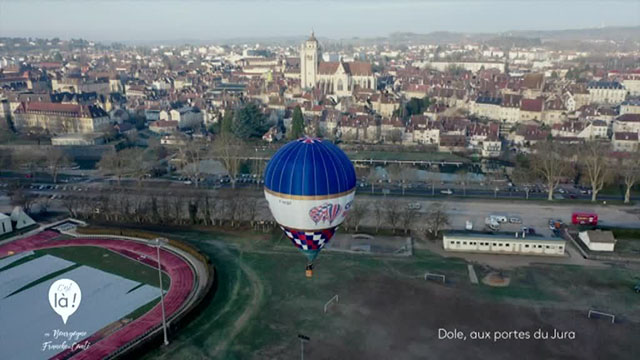 Balade en montgolfière au-dessus de Dole