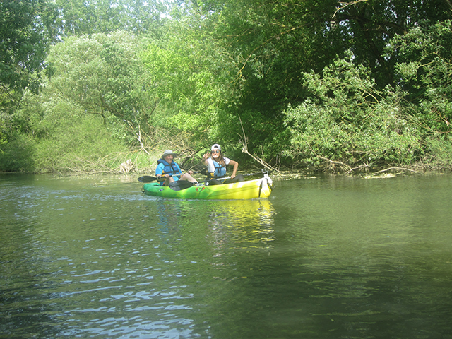 balade en canoë