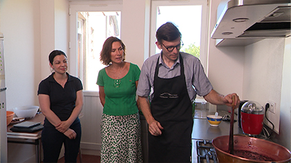 Ca roule en cuisine à Chassagne-Montrachet