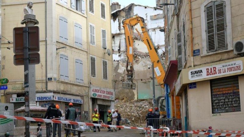 Immeubles effondrés rue d'Aubagne