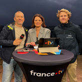 Virginie et Anthony et François Gabart