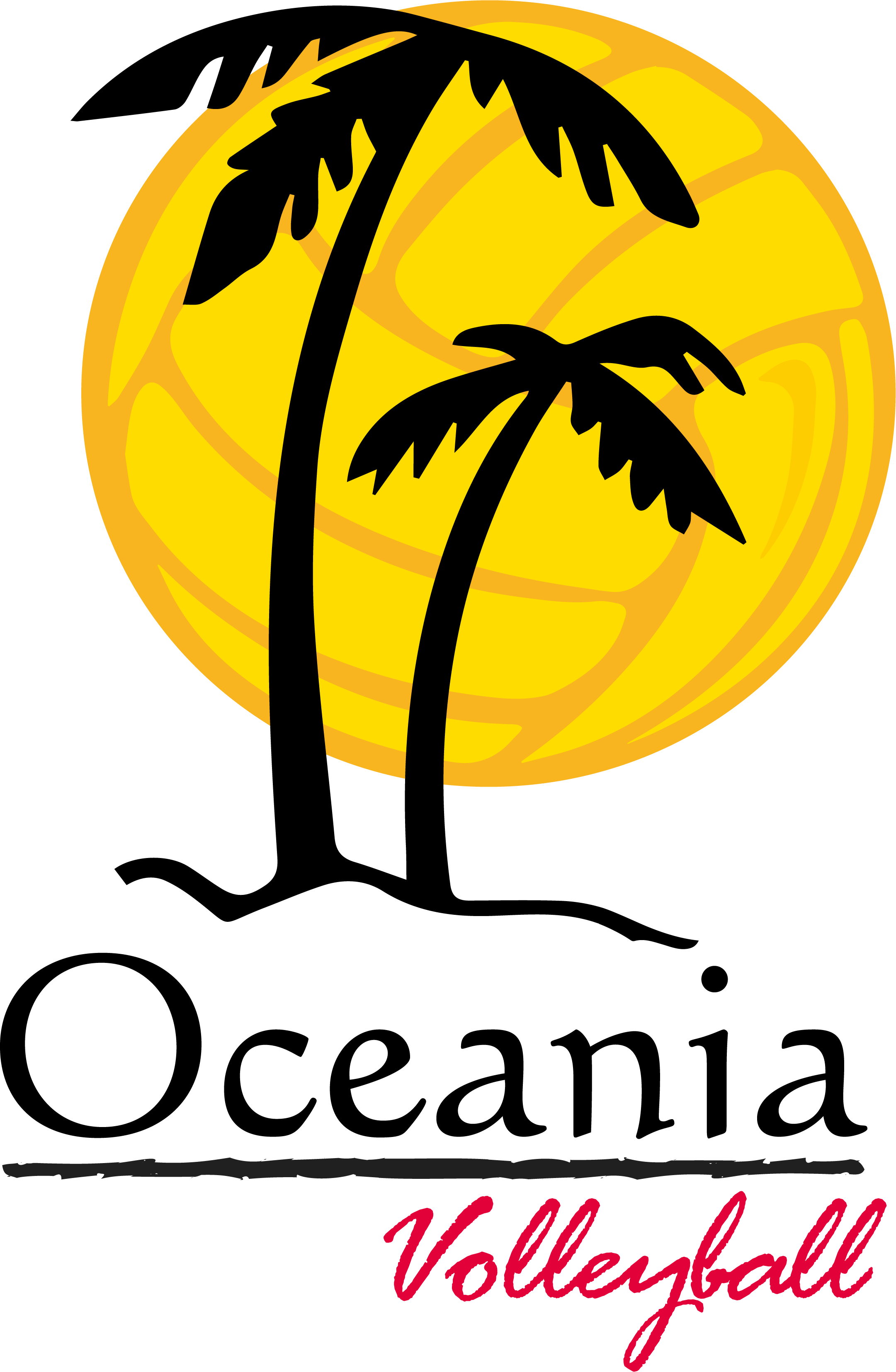 OCEANIA DE BEACH VOLLEY LOGO