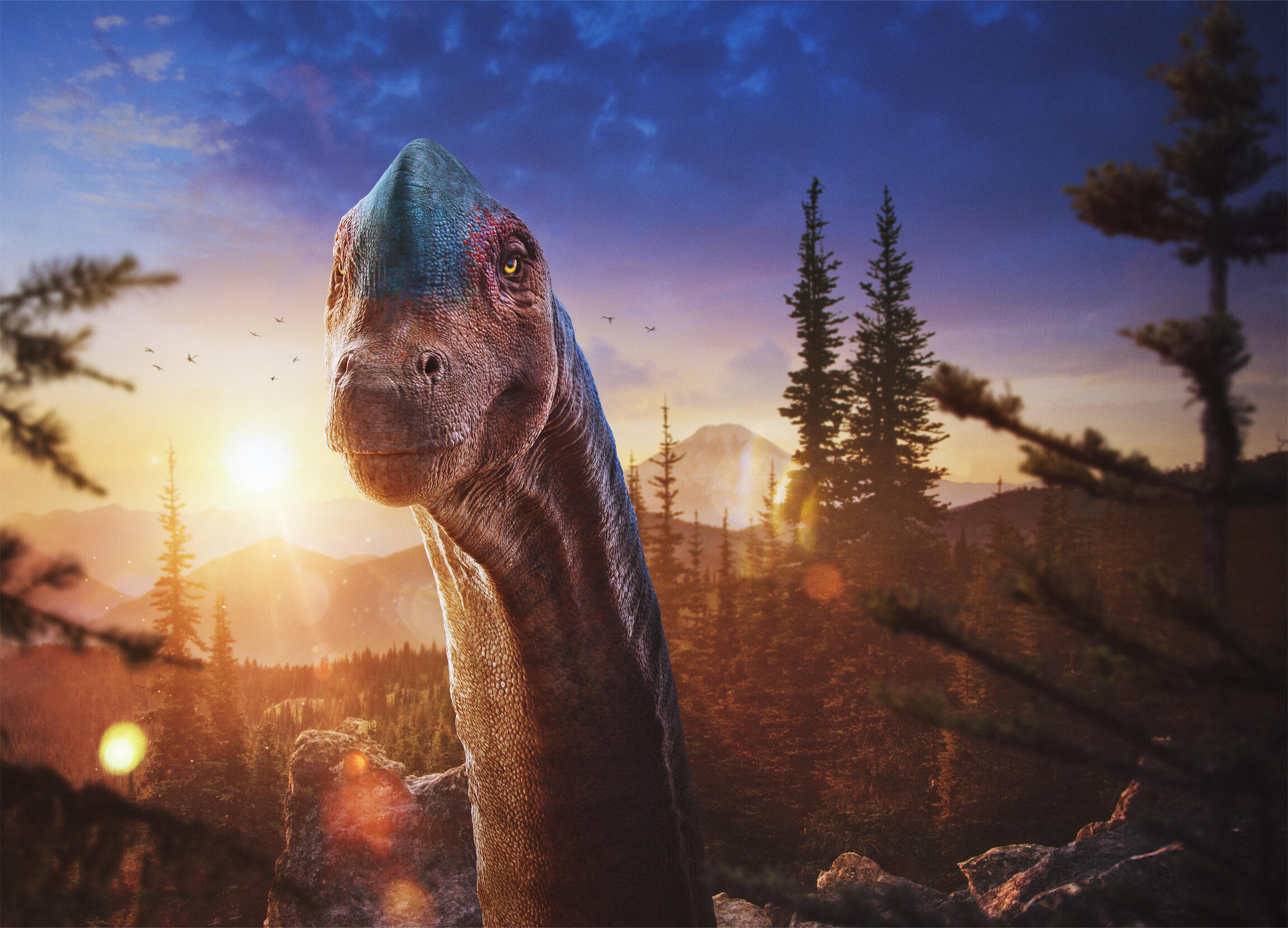 Sur la terre des dinosaures / Grandé