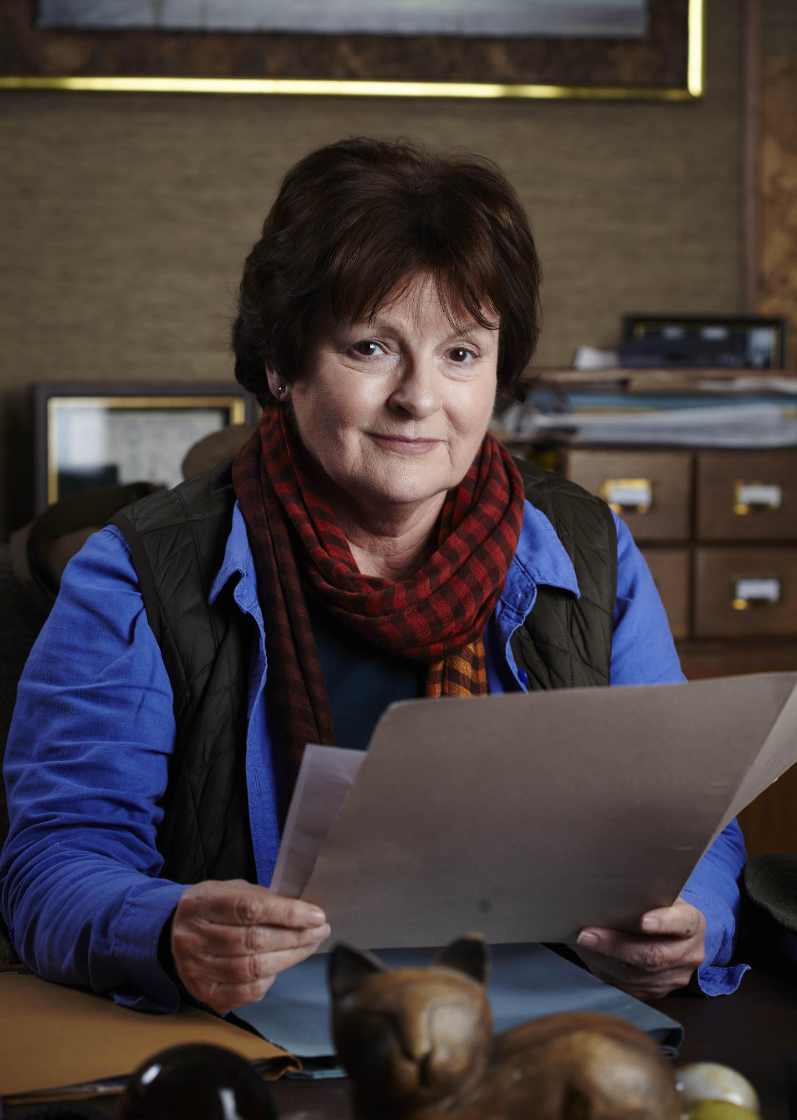 Portrait de Blenda Blethyn, l'interprète de Vera