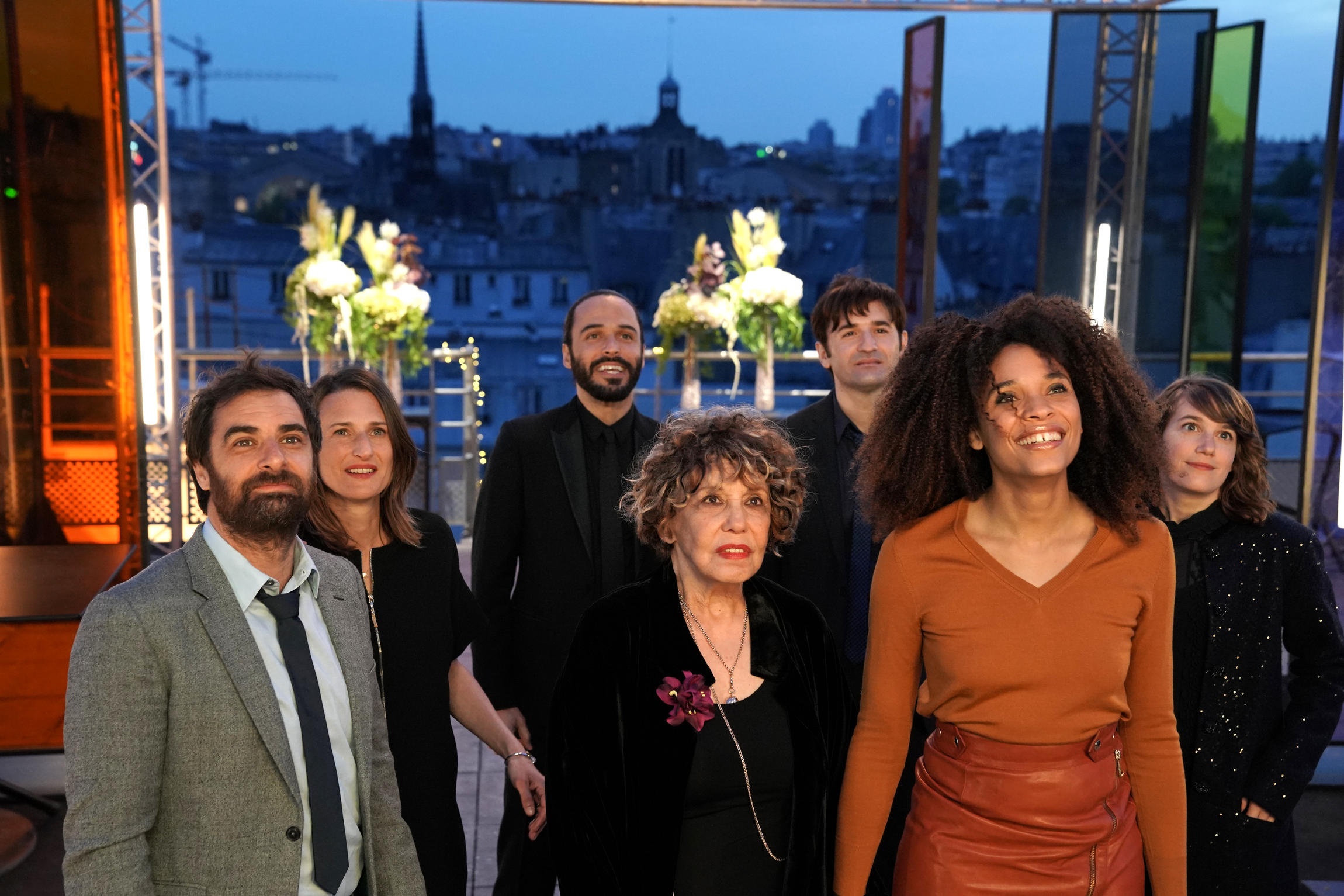 Legende : Grégory MONTEL, Camille COTTIN, Assaad BOUAB, Liliane ROVERE, Nicolas MAURY, Stefi CELMA, Fanny SYDNEY