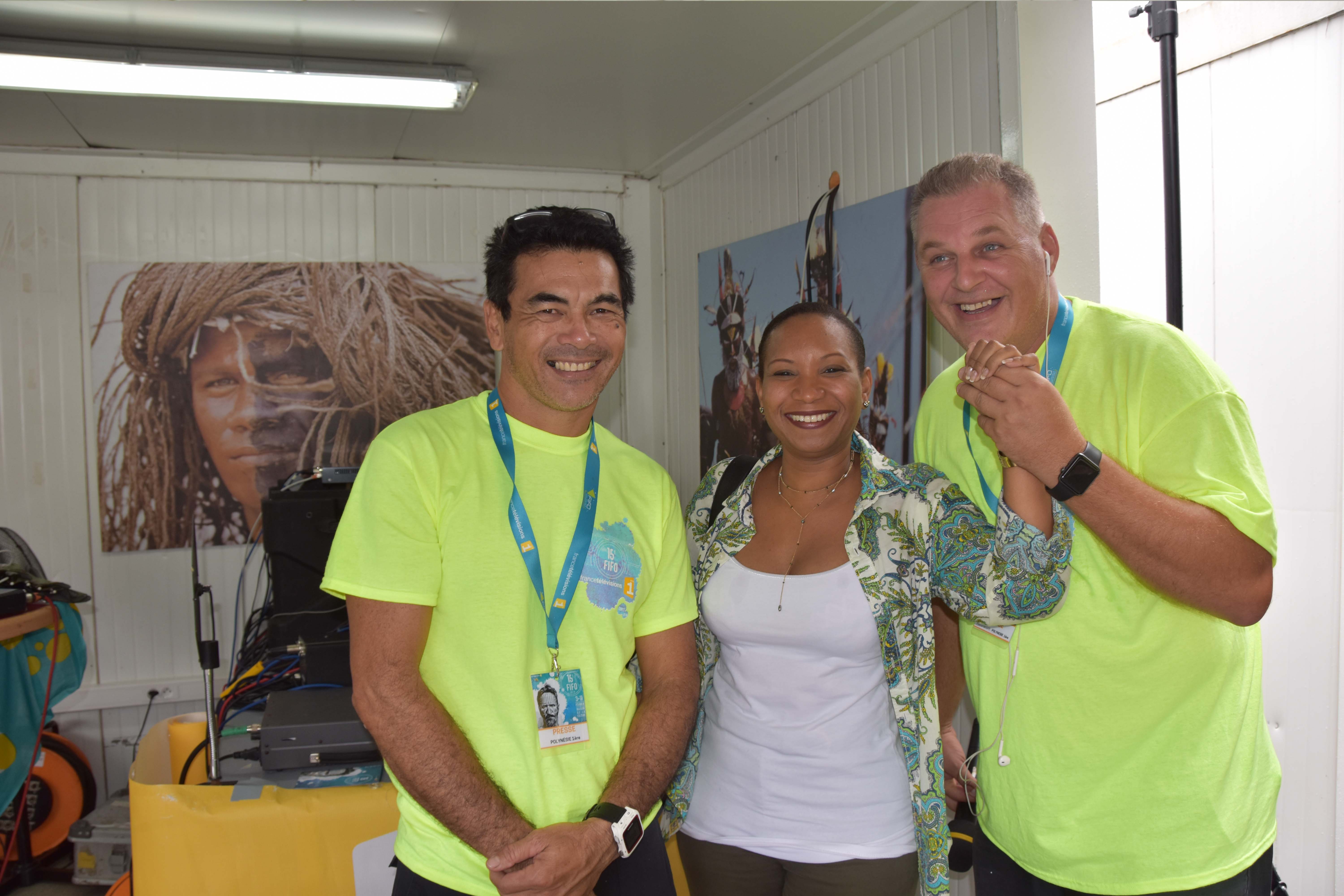 Thierry Tching, Nadine Félix et Pascal Mitote