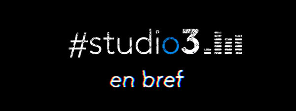 logo #studio3 en bref