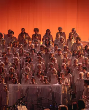 Grand Choral des Nuits de Champagne 2024 -  Festival Nuits de Champagne Les choristes du Grand Choral des Nuits de Champagne en 2024 à Troyes