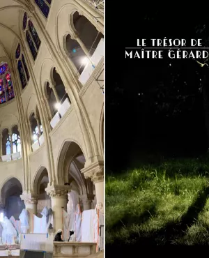 Ils ont sauvé Notre-Dame / Le trésor de Maître Gérardin ©FTV et ©ensad Ils ont sauvé Notre-Dame / Le trésor de Maître Gérardin ©FTV et ©ensad